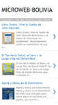 Mobile Screenshot of microweb-bolivia.blogspot.com