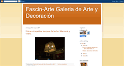 Desktop Screenshot of fascin-artegaleriadearteydecoracin.blogspot.com