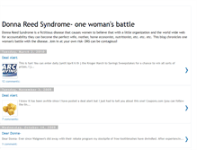 Tablet Screenshot of donnareedsyndrome.blogspot.com