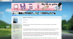 Desktop Screenshot of mylifeasqishie.blogspot.com