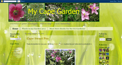Desktop Screenshot of mycapegarden.blogspot.com