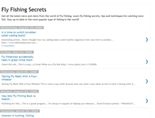 Tablet Screenshot of fly-fishing-tips.blogspot.com