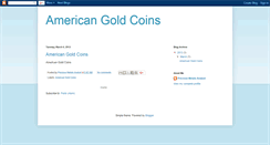 Desktop Screenshot of americangoldcoin.blogspot.com