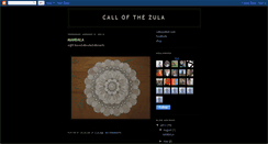 Desktop Screenshot of callofthezula.blogspot.com