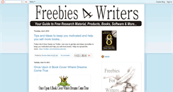 Desktop Screenshot of freebiesforwriters.blogspot.com