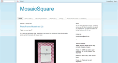 Desktop Screenshot of mosaicsquare.blogspot.com