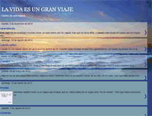 Tablet Screenshot of lavidaesungranviaje.blogspot.com