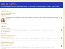 Tablet Screenshot of blogdekarlitos.blogspot.com