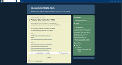 Desktop Screenshot of idocommercials.blogspot.com