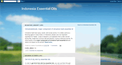 Desktop Screenshot of indonesia-essential-oils.blogspot.com