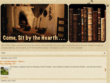 Tablet Screenshot of comesitbythehearth.blogspot.com