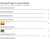 Tablet Screenshot of ee-unserezukunft.blogspot.com