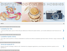 Tablet Screenshot of disfrutandoconmishobbies.blogspot.com