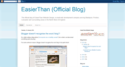 Desktop Screenshot of easierthan.blogspot.com