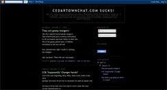 Desktop Screenshot of cedartownchatsucks.blogspot.com