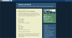 Desktop Screenshot of blakewords.blogspot.com
