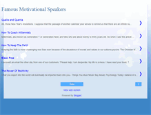 Tablet Screenshot of famousmotivationalspeakers.blogspot.com