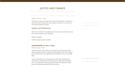 Desktop Screenshot of justiceandfinance.blogspot.com