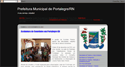 Desktop Screenshot of prefeituradeportalegre.blogspot.com