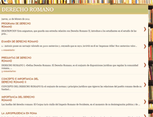Tablet Screenshot of derechoromanoxxi.blogspot.com