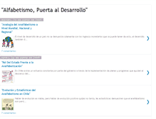 Tablet Screenshot of alfabetismopuertaaldesarrollo.blogspot.com