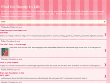 Tablet Screenshot of findbeautyinlife.blogspot.com