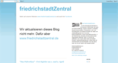 Desktop Screenshot of friedrichstadtzentral.blogspot.com