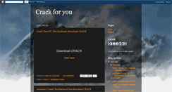 Desktop Screenshot of crack-4you.blogspot.com