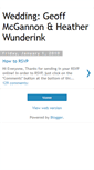 Mobile Screenshot of geoffandheatherswedding.blogspot.com