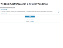 Tablet Screenshot of geoffandheatherswedding.blogspot.com