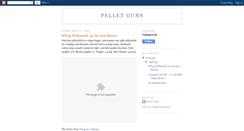 Desktop Screenshot of pelletgunsonline.blogspot.com