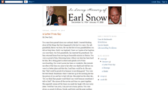 Desktop Screenshot of earlsnow.blogspot.com