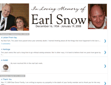 Tablet Screenshot of earlsnow.blogspot.com