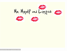 Tablet Screenshot of memyselfandlipstick.blogspot.com