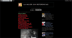 Desktop Screenshot of lamujersinreferencias.blogspot.com