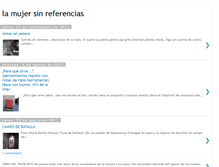 Tablet Screenshot of lamujersinreferencias.blogspot.com