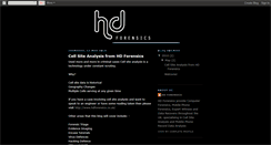 Desktop Screenshot of hdforensics.blogspot.com