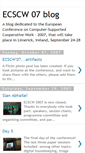 Mobile Screenshot of ecscw07.blogspot.com