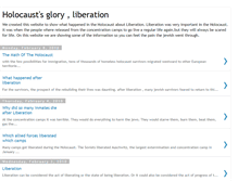 Tablet Screenshot of holcaustliberation.blogspot.com