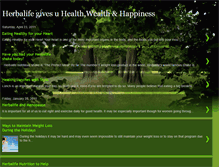 Tablet Screenshot of herbalife-deepika.blogspot.com