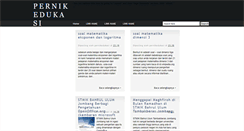 Desktop Screenshot of pernikedukasi.blogspot.com