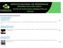 Tablet Screenshot of emprendimientocartago.blogspot.com