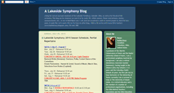 Desktop Screenshot of lakesidesymphony.blogspot.com