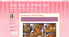 Desktop Screenshot of easystayathomefun.blogspot.com