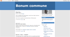 Desktop Screenshot of bonumcommune.blogspot.com