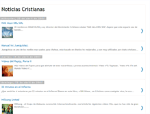 Tablet Screenshot of noticias-cristianas.blogspot.com