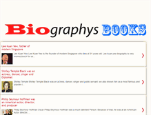 Tablet Screenshot of biographysbooks.blogspot.com
