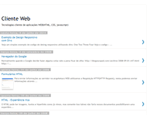 Tablet Screenshot of clienteweb.blogspot.com