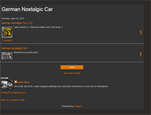 Tablet Screenshot of germannostalgiccar.blogspot.com