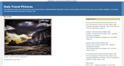 Desktop Screenshot of italytravelpictures.blogspot.com